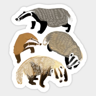 Eurasian Badgers #2 Sticker